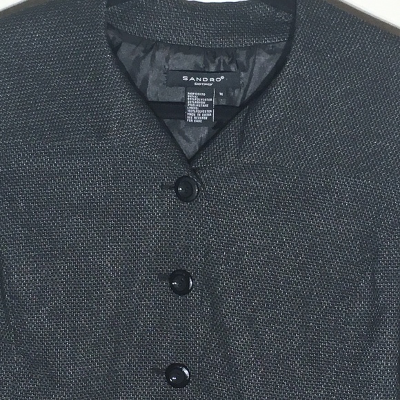 SALE 3/$15 Sandro Sportswear Tweed Style Blazer Size M - Picture 2 of 8